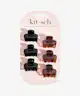 Kitsch - Recycled Plastic Mini Puffy Claw Clips Set