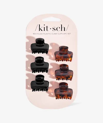 Kitsch - Recycled Plastic Mini Puffy Claw Clips Set