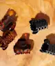 Kitsch - Recycled Plastic Mini Puffy Claw Clips Set