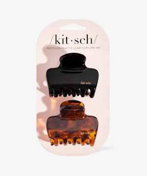 kitsch Recycled Plastic Medium Puffy Claw Clips Set