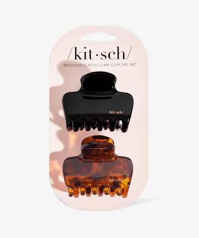 Kitsch - Recycled Plastic Medium Puffy Claw Clips Set