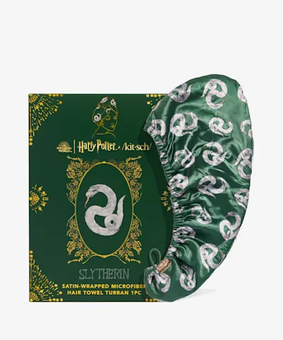 Kitsch - Harry Potter x Kitsch Satin-Wrapped Hair Towel