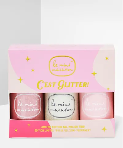 Le Mini Macaron - C'est Glitter! Nail Polish Trio