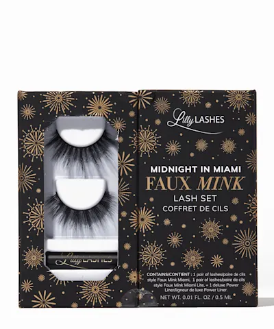 Lilly Lashes - Midnight in Miami Faux Mink Lash Set