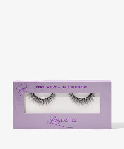 Lilly Lashes - Sheer Invisible Band False Lashes Persuasive