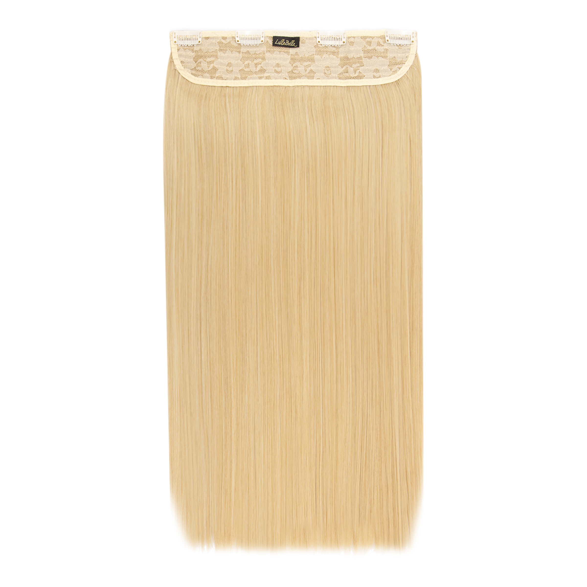 Thick 24" 1 Piece Straight Clip In Hair Extensions Golden Blonde