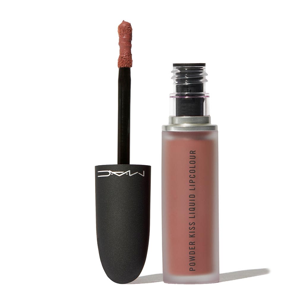 MAC Cosmetics Powder Kiss Liquid Lipcolour Over The Taupe