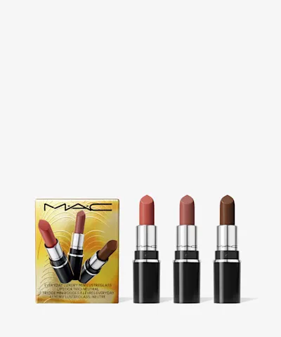MAC Cosmetics - Everyday Luxury Mini Lustreglass Lipstick Trio - Neutral