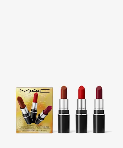 MAC Cosmetics - Everyday Luxury Mini Lustreglass Lipstick Trio - Red