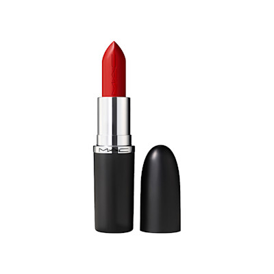 MAC Cosmetics MACximal Sleek Satin Lipstick LEFT ON RED