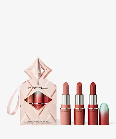 MAC Cosmetics - Wildest Gleams Mini Lustreglass Lip Trio