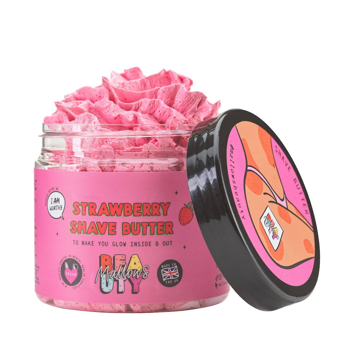 Mallows Beauty Strawberry Shave Butter