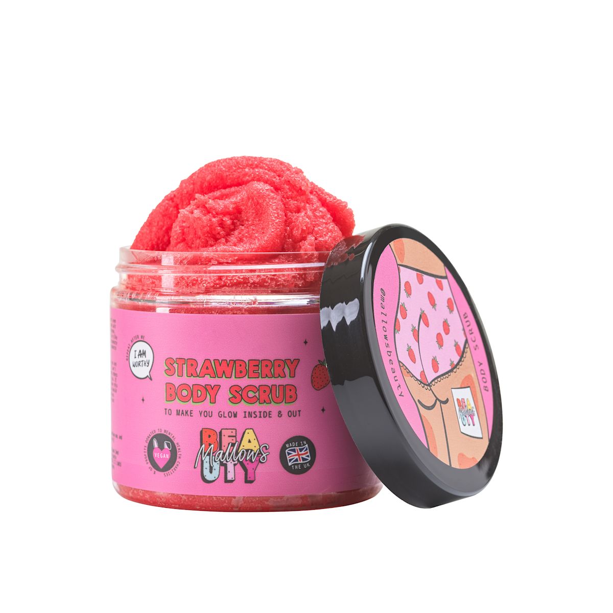 Mallows Beauty Strawberry Body Scrub