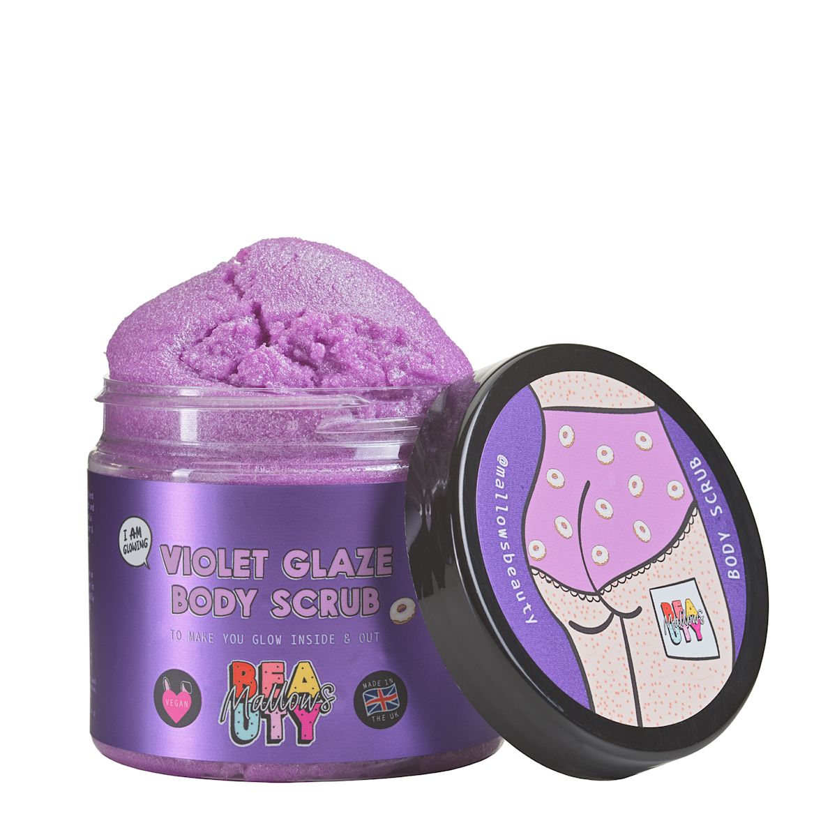 Mallows Beauty Violet Glaze Body Scrub