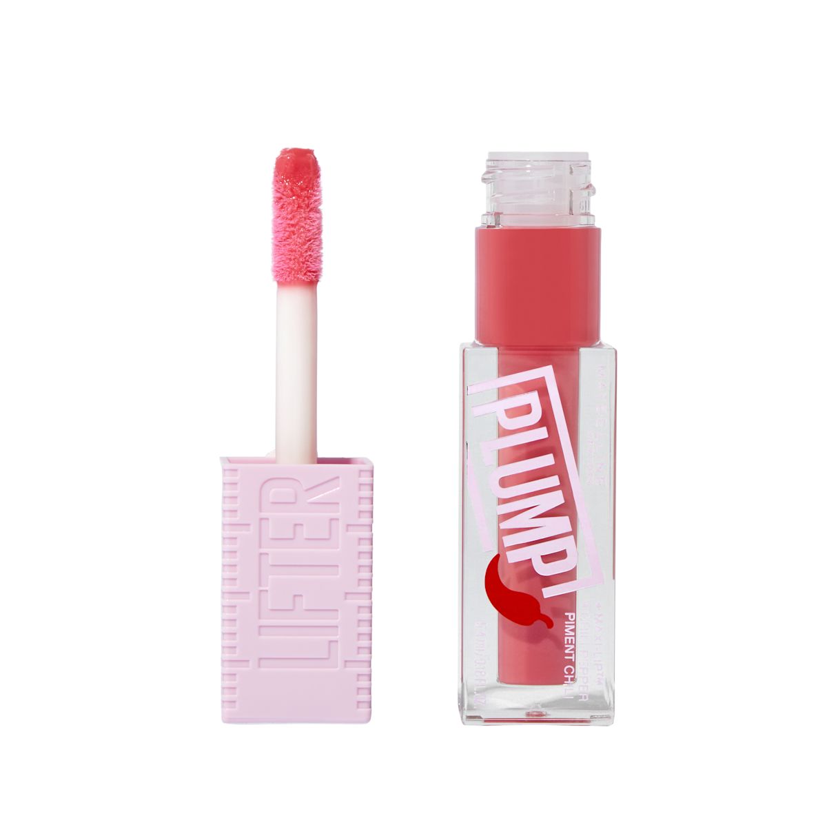 Maybelline Lifter Plump Lip Gloss 001 Blush Blaze