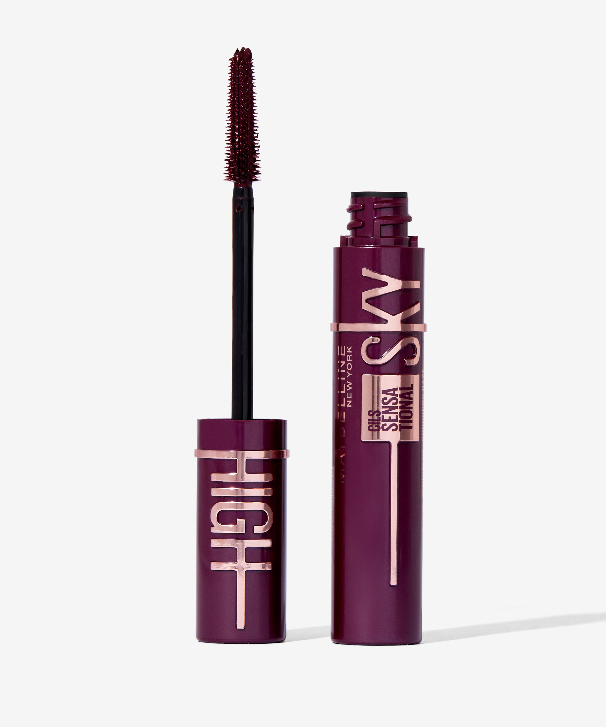 Maybelline Lash Sensational Sky High Mascara Burgundy Haze At BEAUTY BAY   MAYB0288F 1 