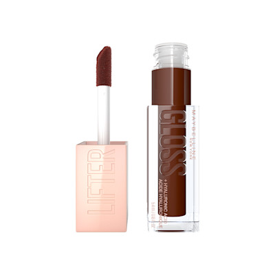 Maybelline Women's Lifter Gloss Plumping Hydrating Lip Gloss With Hyaluronic Acid 5.4ml in Maple