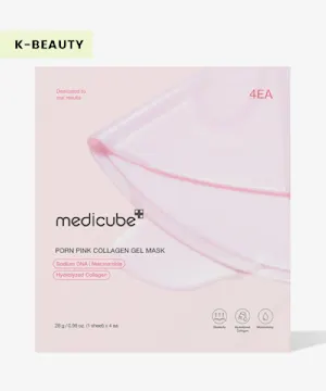 medicube PDRN Pink Collagen Gel Mask 4 pack