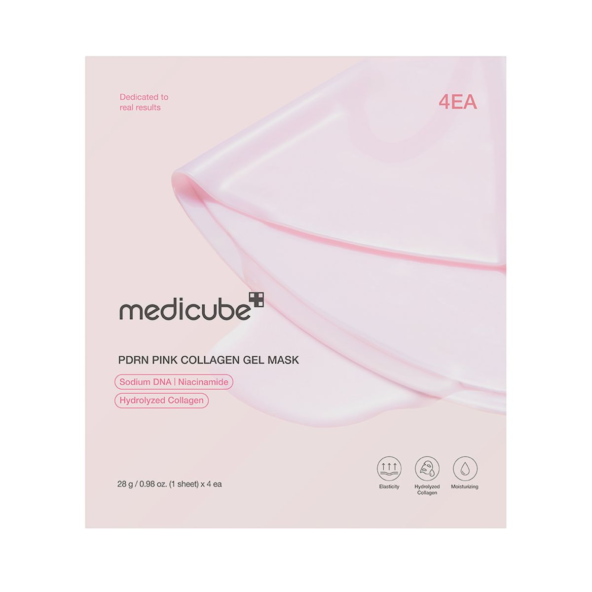 Medicube PDRN Pink Collagen Gel Mask 4pk