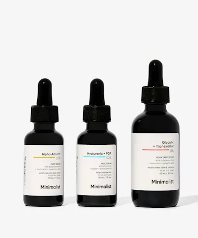 Minimalist - Glycolic, Alpha Arbutin and Hyaluronic Acid Bundle