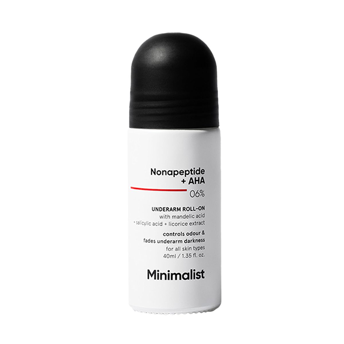 Minimalist Nonapeptide + AHA 06% Underarm Roll-On