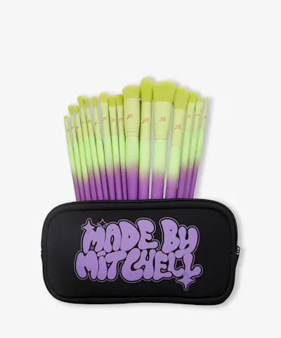 Made By Mitchell - 16 Piece Ombre Brush Set & Pouch