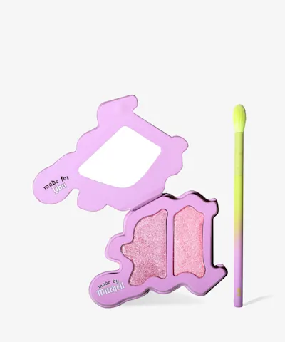 Made By Mitchell - Blursh Press'd Duo Highlighter Palette & Brush
