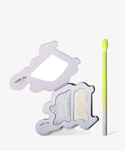 Made By Mitchell - Blursh Press'd Duo Highlighter Palette & Brush