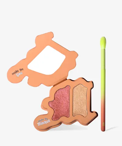 Made By Mitchell - Blursh Press'd Duo Highlighter Palette & Brush