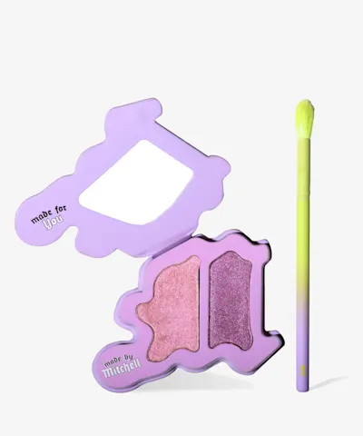 Made By Mitchell - Blursh Press'd Duo Highlighter Palette & Brush