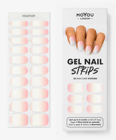 MoYou London Gel Strips Semi-Cured Nail Wraps 09 at BEAUTY BAY