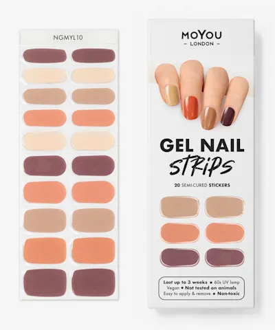 MoYou London - Gel Strips Semi-Cured Nail Wraps 10