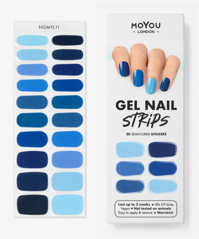 MoYou London Gel Strips Semi-Cured Nail Wraps 11 at BEAUTY BAY