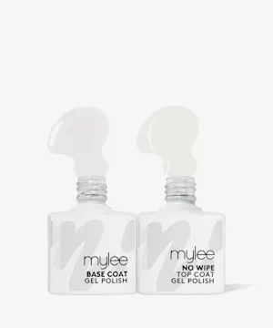 mylee Gel Nail Polish No Wipe Top & Base Duo