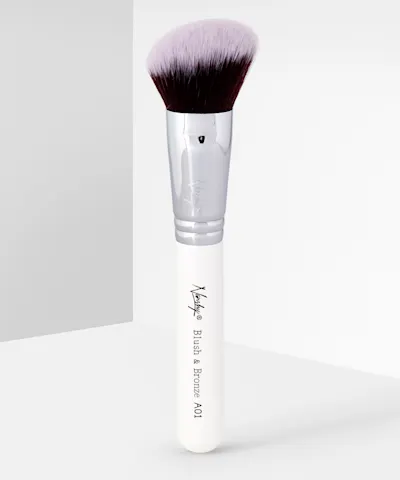 Nanshy - A01 Blush & Bronze Angled Brush Pearlescent White