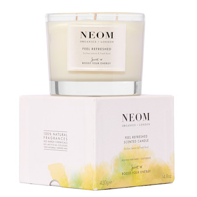 NEOM Feel Refreshed 3 Wick Scented Candle