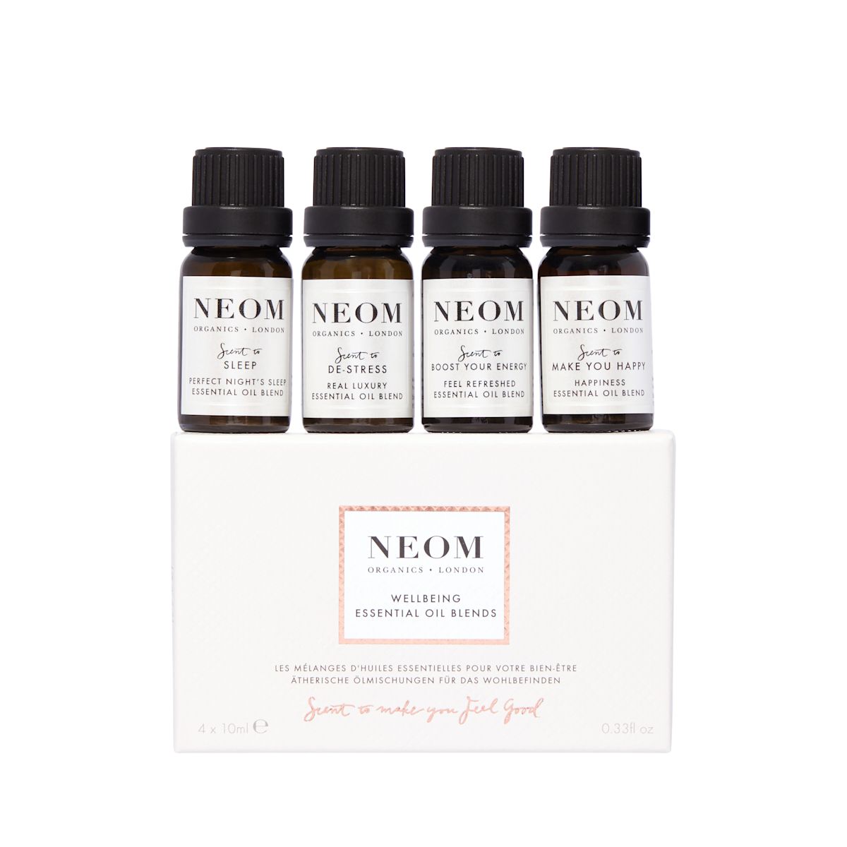 NEOM Wellbeing Essential Oil Blends Collection