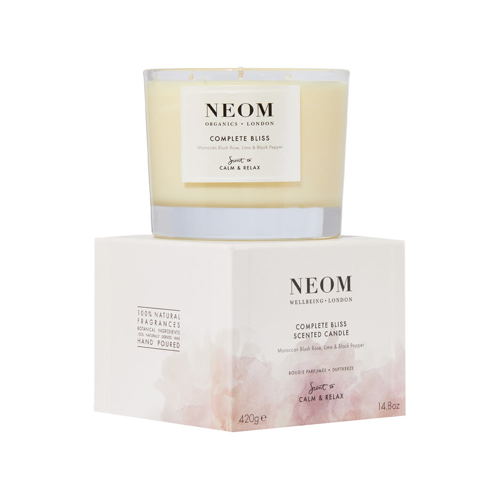 NEOM Complete Bliss Scented Candle 3 Wick
