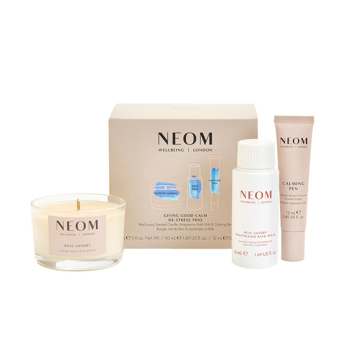 NEOM Giving Good Calm De-Stress Trio