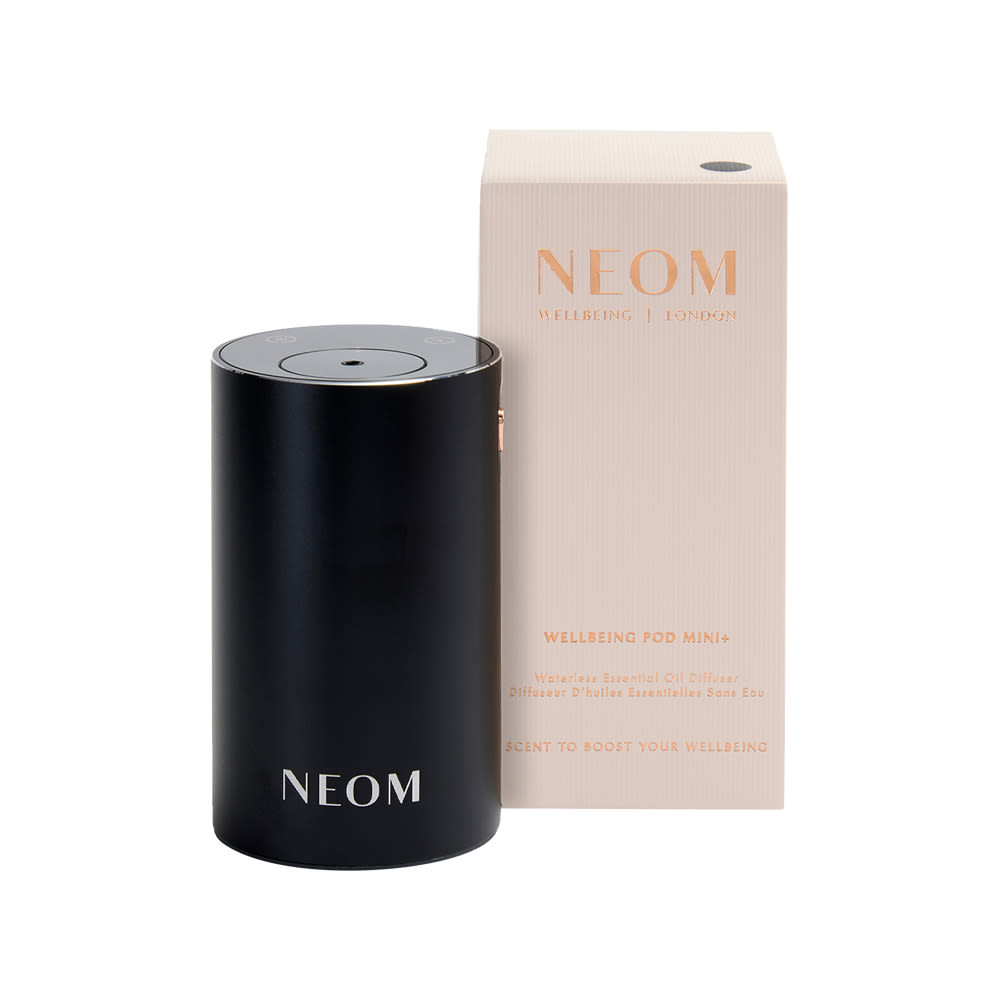 NEOM Wellbeing Pod Mini+ Waterless Essential Oil Diffuser Black