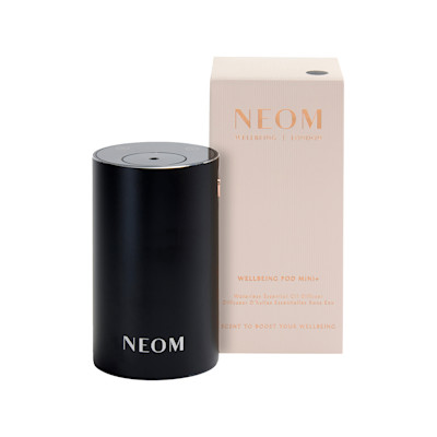 NEOM Wellbeing Pod Mini+ Waterless Essential Oil Diffuser Black