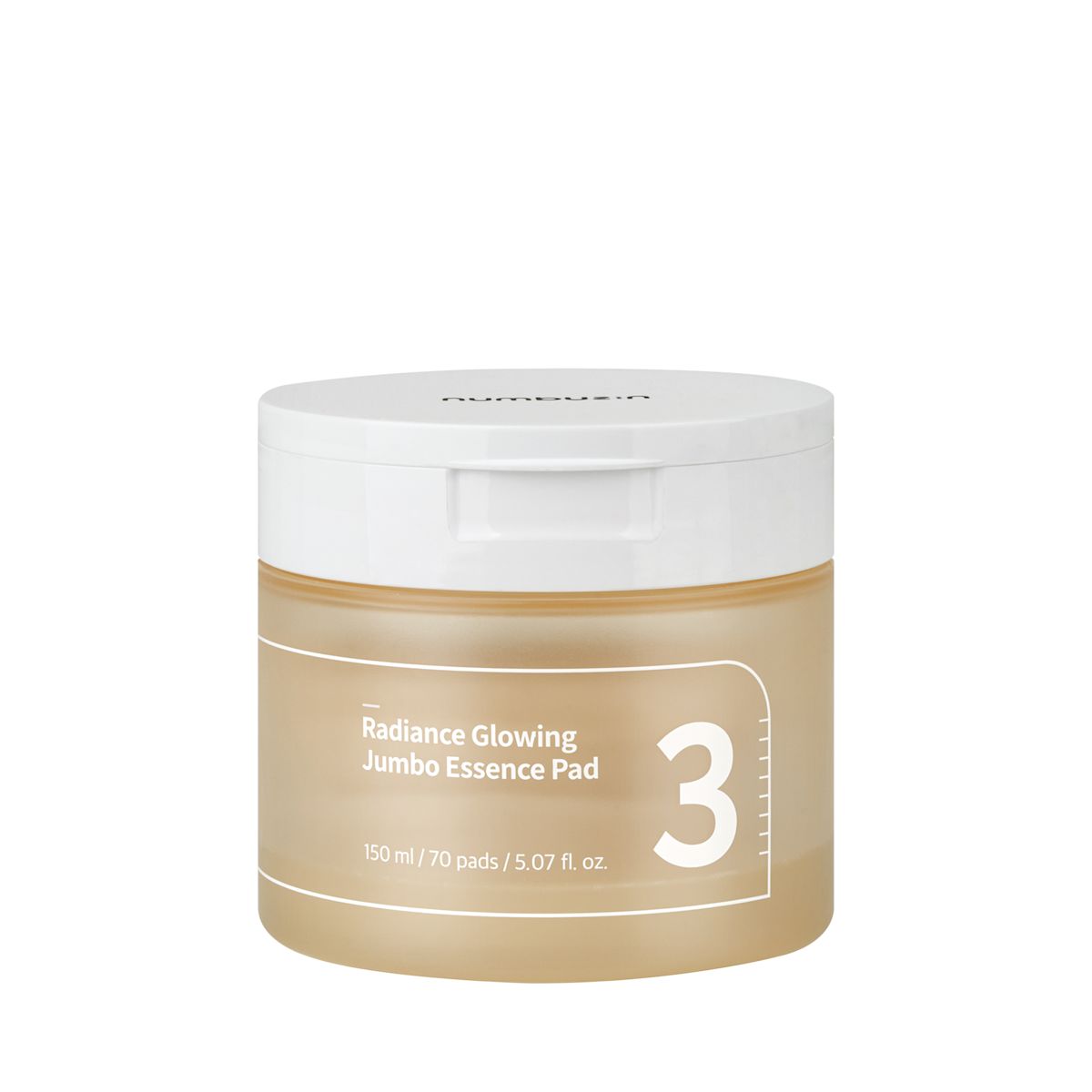 Numbuzin No.3 Radiance Glowing Jumbo Essence Pad 150ml