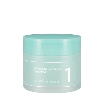 Numbuzin No.1 Centella Re-Leaf Green Toner Pad 190ml