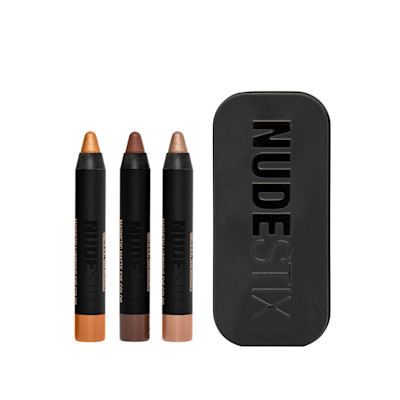 NUDESTIX Smokey Gold Eyes 3PC Mini Kit