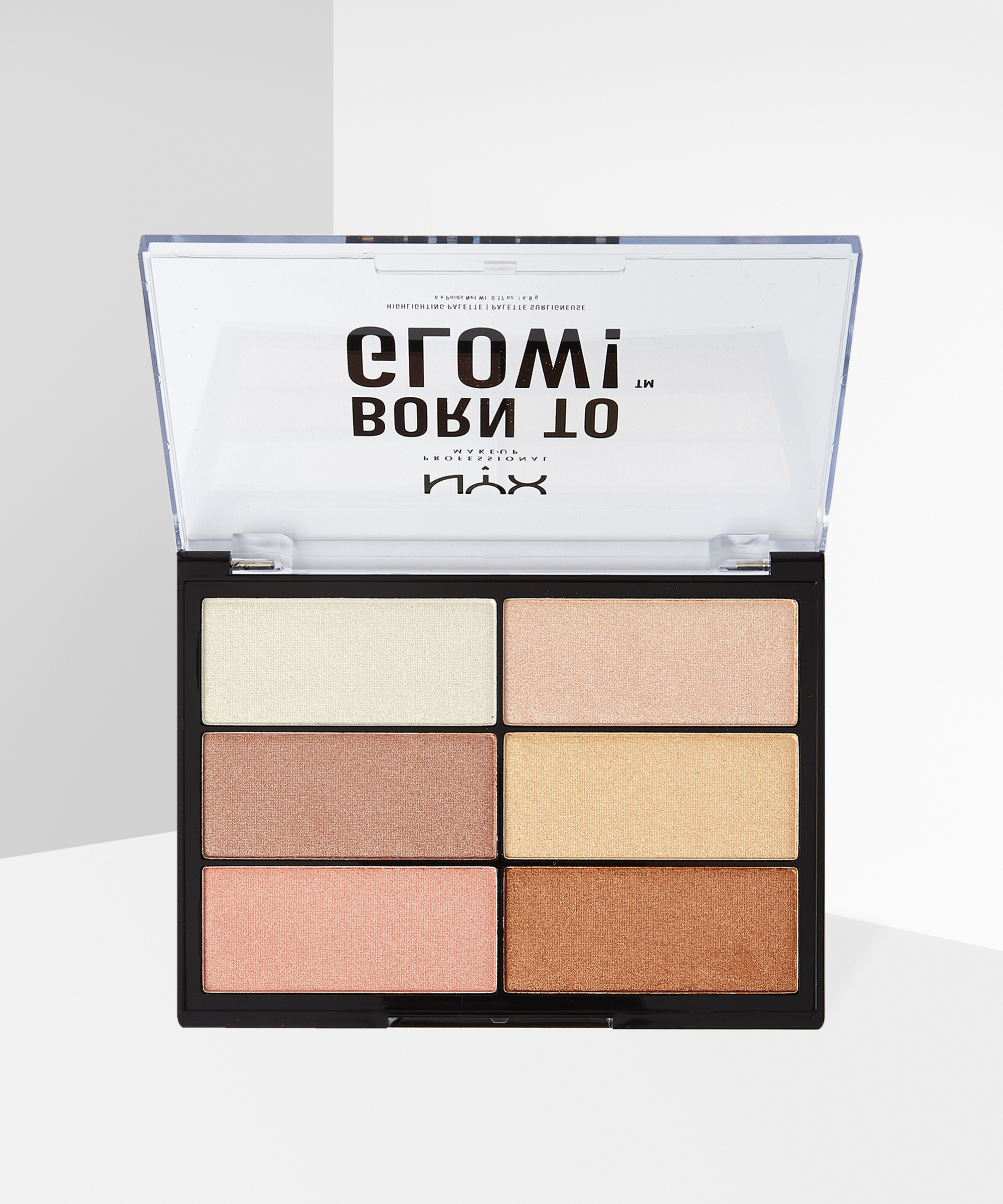 nyx born to glow highlighting palette