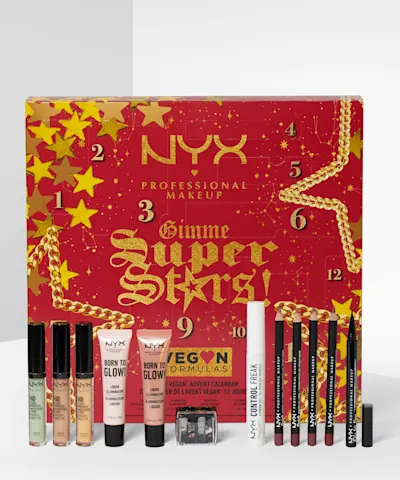 NYX Professional Makeup - Gimme Super Stars! 12 Day Vegan Iconic Advent Calendar