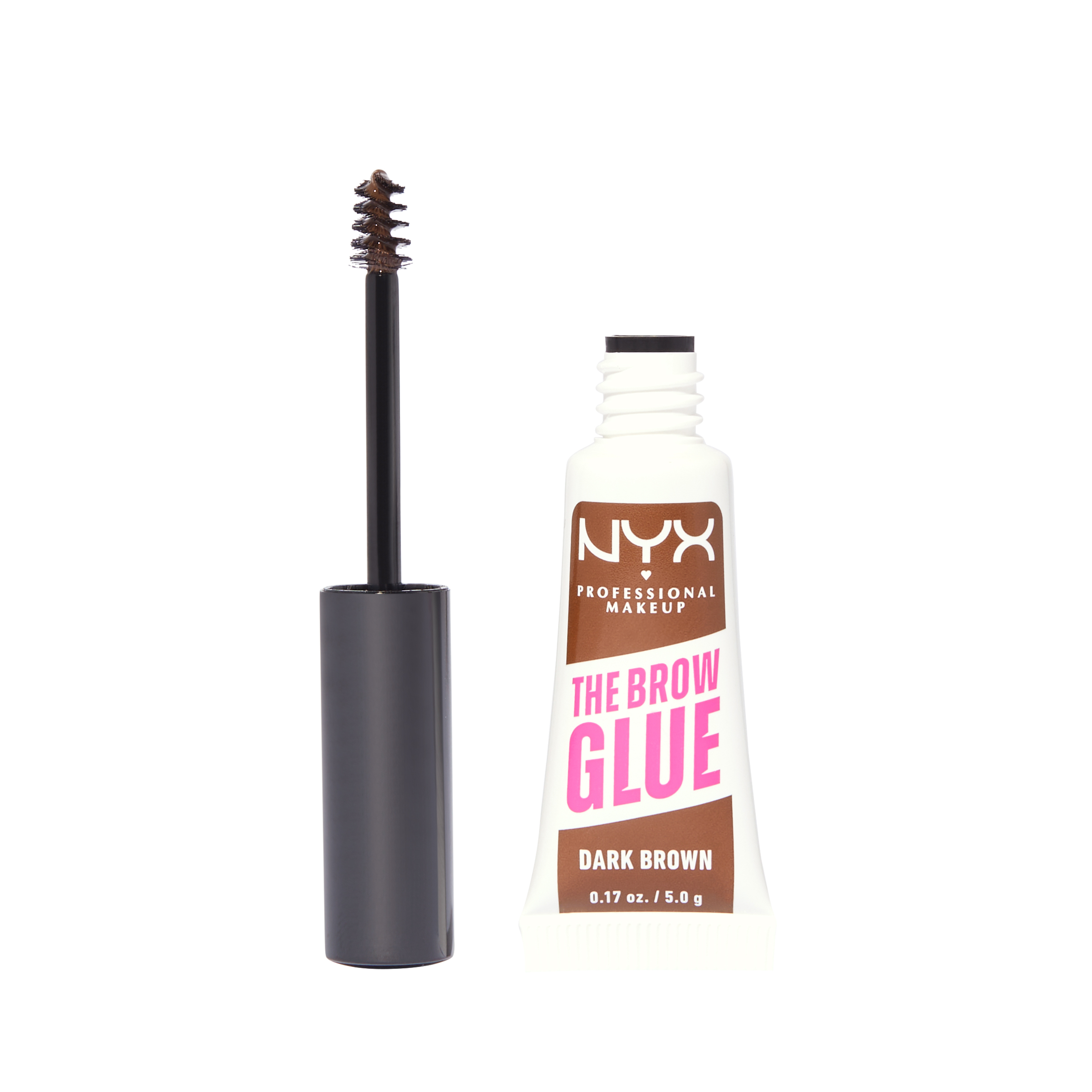 NYX PROFESSIONAL MAKEUP The Brow Glue Instant Styler Dark Brown