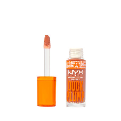NYX Professional Makeup Women's Duck Plump Lip Plumping Gloss in Apri.Caught | Size: 7ml