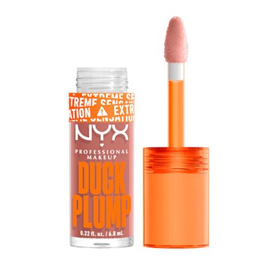NYX Professional Makeup Women's Duck Plump Lip Plumping Gloss in Mocha Me Crazy | Size: 7ml
