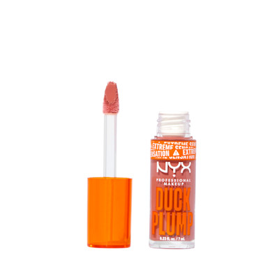 NYX Professional Makeup Women's Duck Plump Lip Plumping Gloss in Nude Swings | Size: 7ml